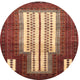 Ahgly Company Indoor Round Traditional Area Rugs, 3' Round