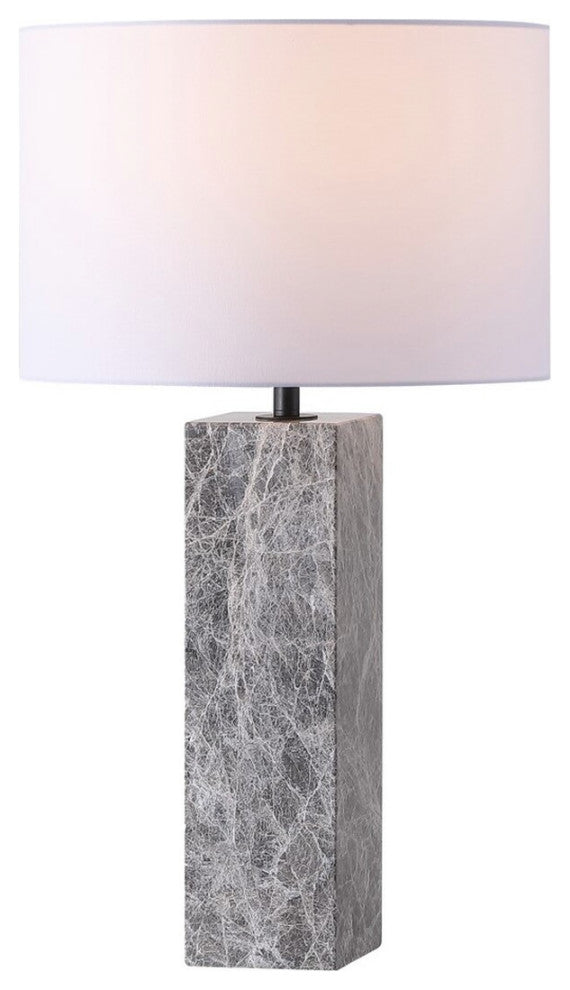 Safavieh Couture Poloma Square Marble Table Lamp