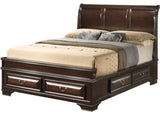 Sylvania Storage Bed, Cappuccino, King