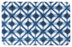 Blue Watercolor Diamond 34x21 Bath Mat