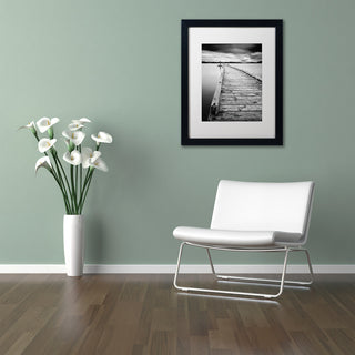 "Motchia" Matted Framed Canvas Art by Moises Levy