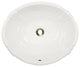 P5181OB Porcelain Vessel, Drop-In Sink, Bisque