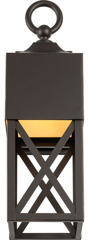 Birkdale Collection 23-1/2, 1-Light Black Dark Sky Outdoor Large Wall Lantern