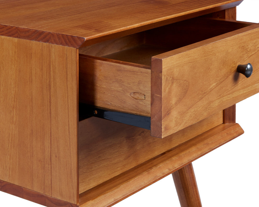 Mid-Century Night Stand, Brown