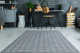 Dynamic Rugs Sonoma 2531 Solid Color Rug, Blue, 2'2"x7'7" Runner