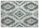 Machine Washable Indoor/Outdoor Chantille ACN1878 Teal 1'8" x 2'6" Rug