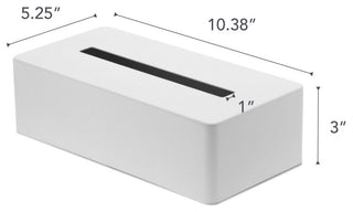 Tower Tissue Case, White