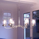 Luxury French Country Chandelier, Brushed Nickel, UHP3790