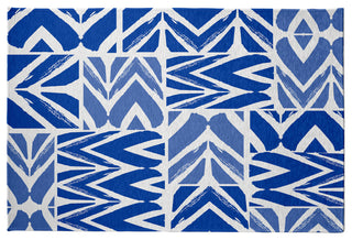 More Urban Graffiti Rug, Blue, 4'x6'