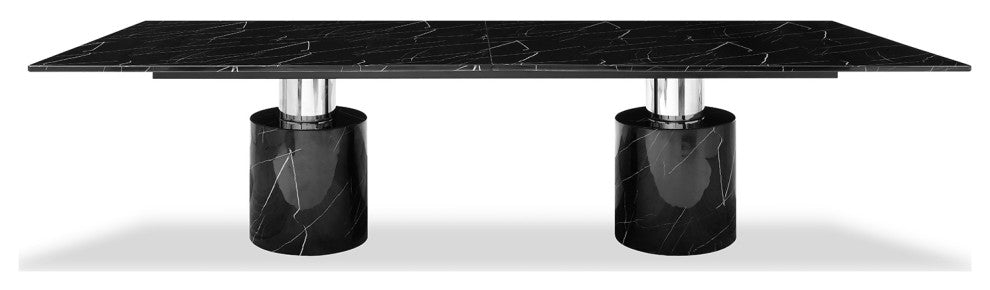 Geneva Dining Table, Black