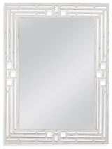 Epsilon Wall Mirror - Weathered White