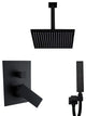 Fontana Chandler Ceiling Mount Rainfall Shower Head Faucet With Handheld Spray