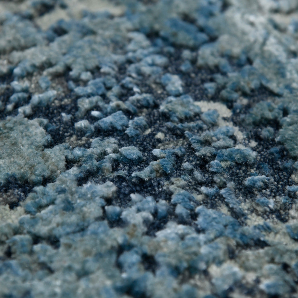 Mystique Linden Area Rug, Blue, 9' x 12', Abstract