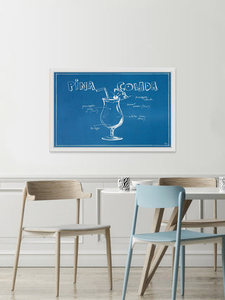 "Pina C Patented" Framed Painting Print, 45"x30"