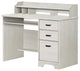 Versa Computer Desk with Hutch, Winter Oak