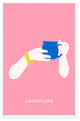 "Another Cup" Framed Painting Print, 8x12