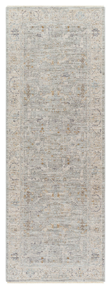 Surya Avant Garde AVT-2339 Machine Woven Area Rug, Charcoal, 2'7" x 7'3"