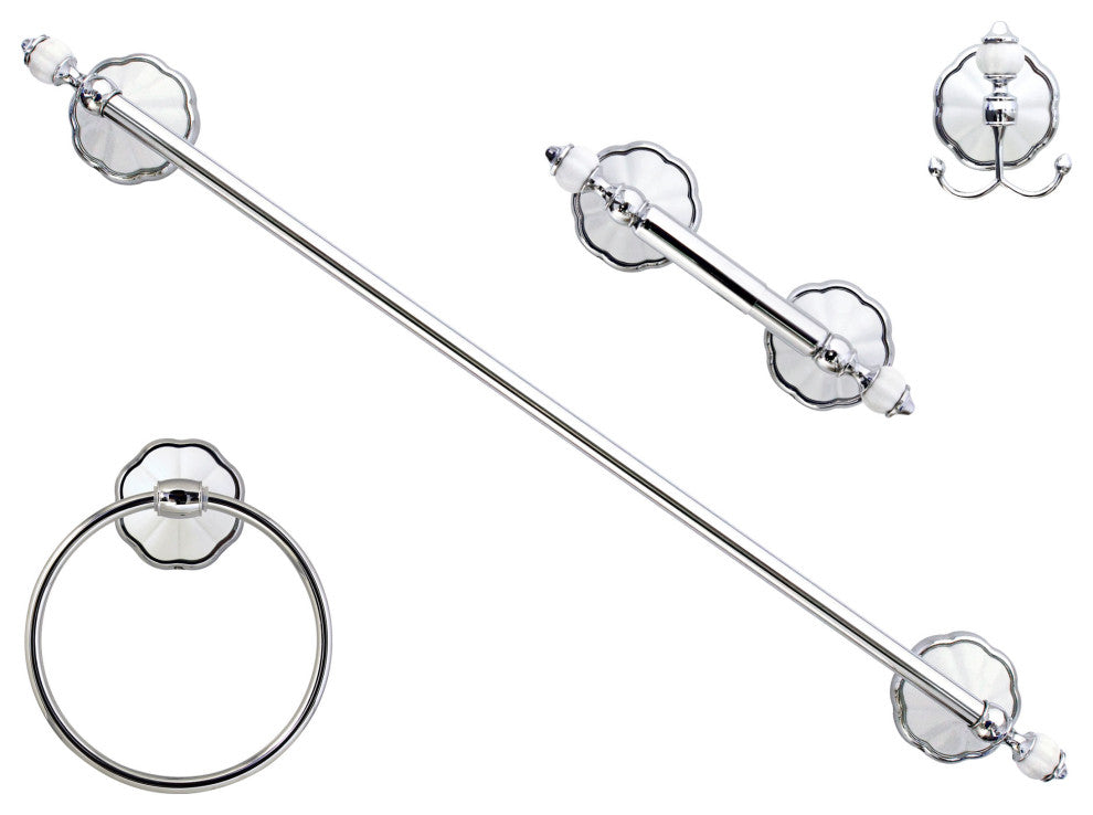 MODONA's Four Piece Accessories Set Flora Series