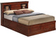 Merazo Storage Bed, Cherry, Full