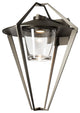 Stellar Large Outdoor Sconce, Coastal Oil Rubbed Bronze Finish, Clear Glass