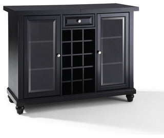 Cambridge Sliding Top Bar Cabinet, Black