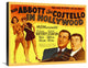 "Abbott & Costello - In Hollywood" Canvas Giclee, 30"x24"