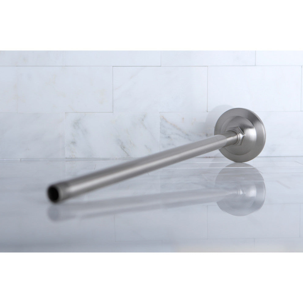 Showerscape 17" Raindrop Shower Arm, Brushed Nickel