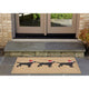Frontporch 3 Dogs Christmas Indoor/Outdoor Rug Neutral 2''x3''