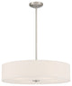 Access Mid Town 4-Light LED Pendant or Semi-Flush Brushed Steel