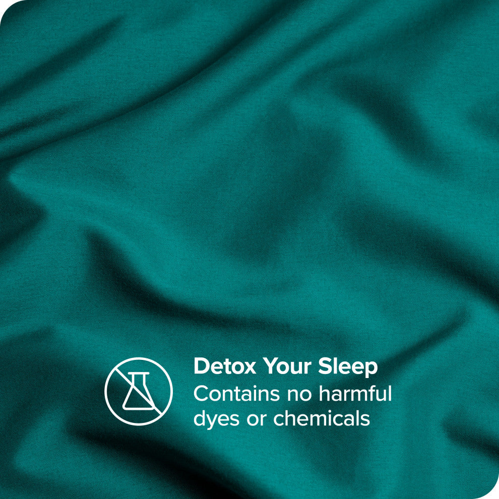 Bare Home Microfiber Pillowcases - Multi-Pack, Emerald, King, Set of 4