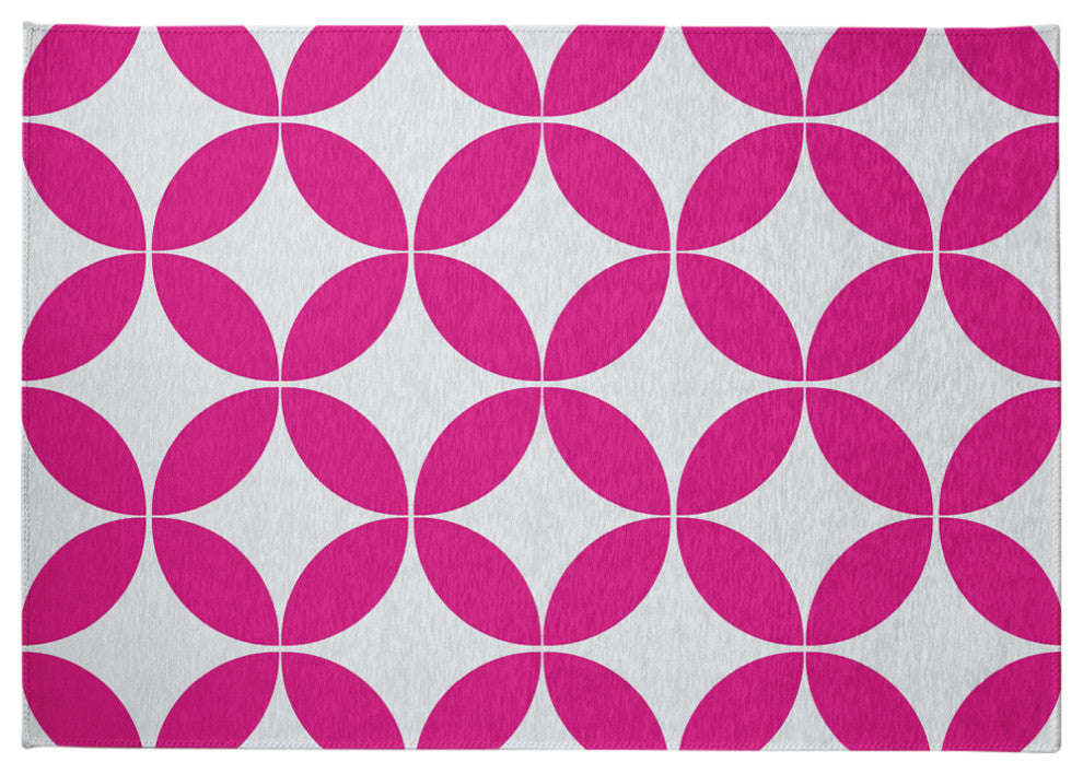 Eye Opener Spring Chenille Rug, Orchid, 5'x7'