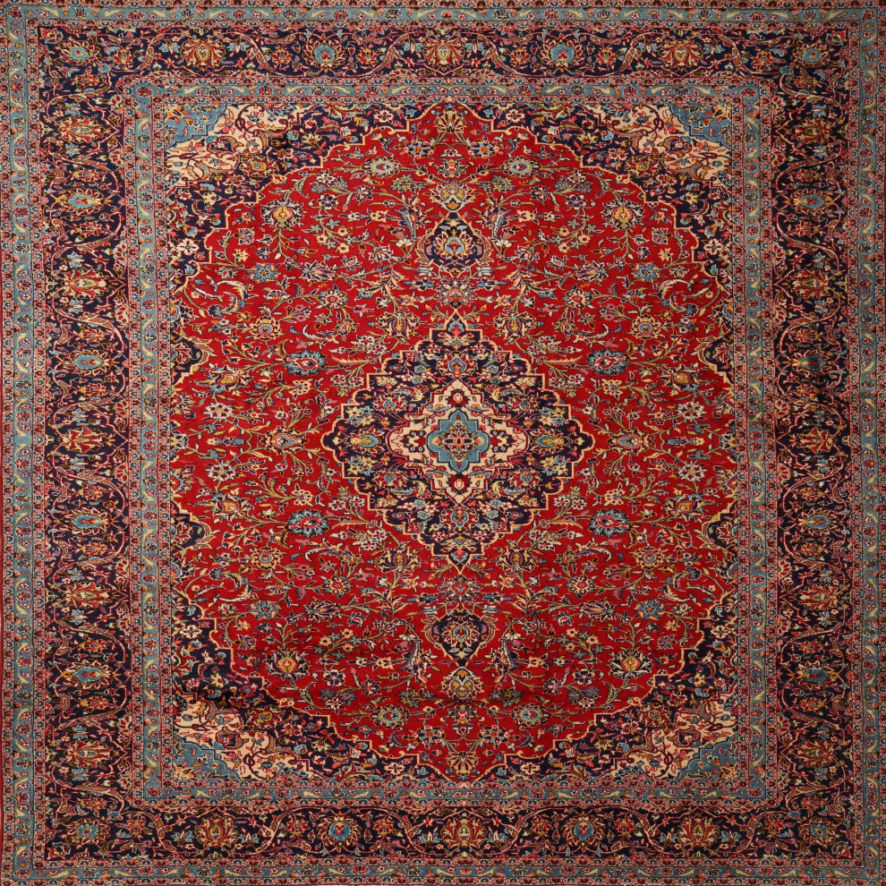 Ahgly Company Indoor Square Traditional Area Rugs, 7' Square