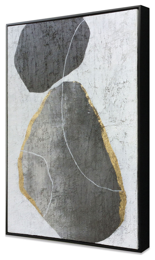 Stoney Silhouettes Hand Painted Canvas, Stoney Silhouettes Ii