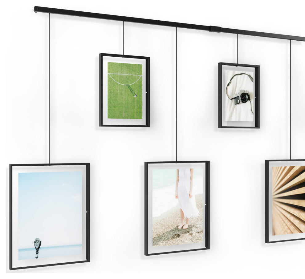 Umbra Exhibit Gallery Frames, Set of 9, Black