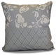 Decorative Holiday Pillow Floral Print, Gray, 26"x26"