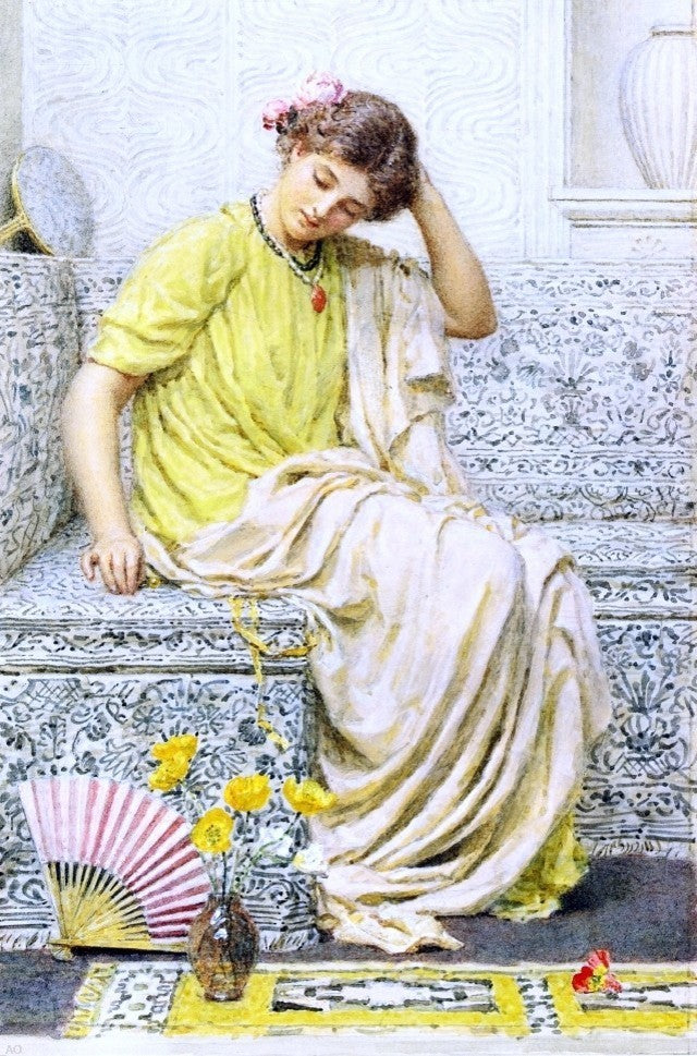 Albert Joseph Moore Hairpins, 18"x27" Wall Decal Print