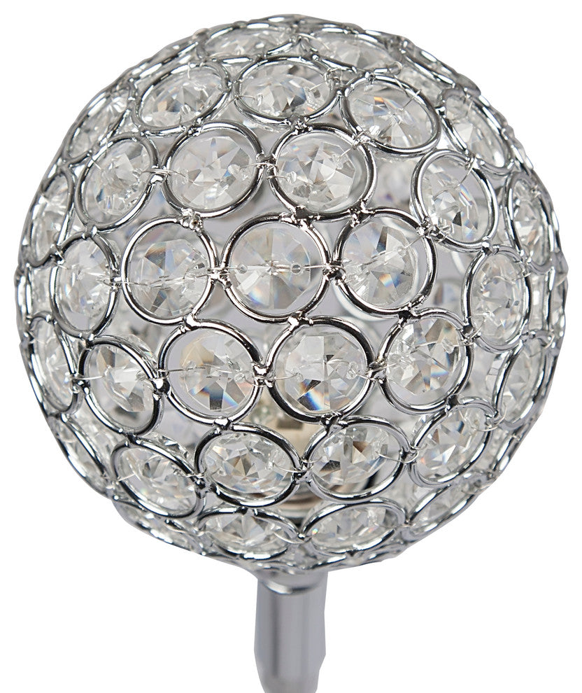 88" Crystal Ball Arc Floor Lamp