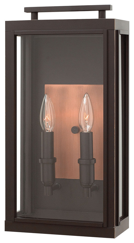 Hinkley Sutcliffe Two Light Wall Mount 2914OZ