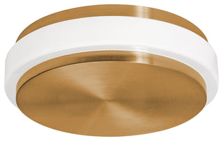 Eris LED Flush Mount, Light Antique Brass, 10