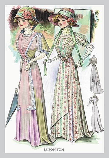 Le Bon Ton: Magnificence in Pink- Fine Art Giclee Print 24" x 36"