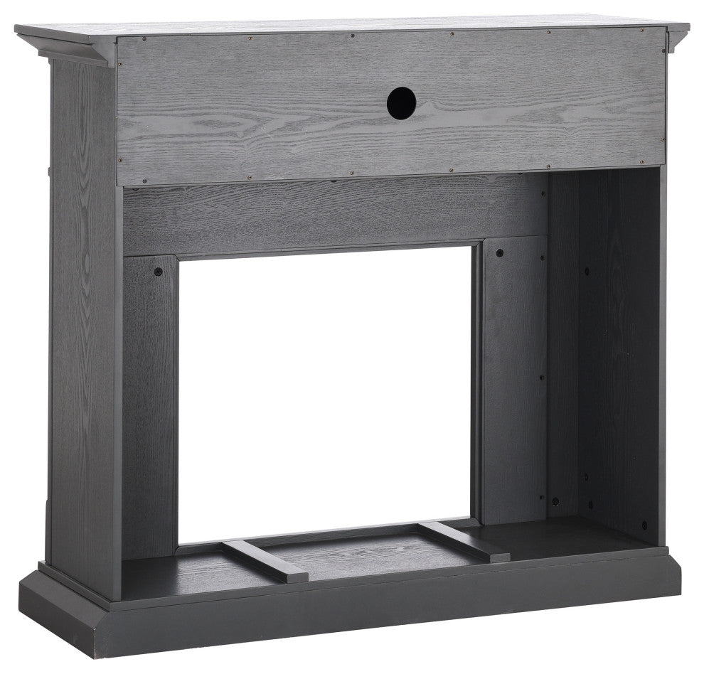 Savannah Color Changing Media Fireplace, Gray
