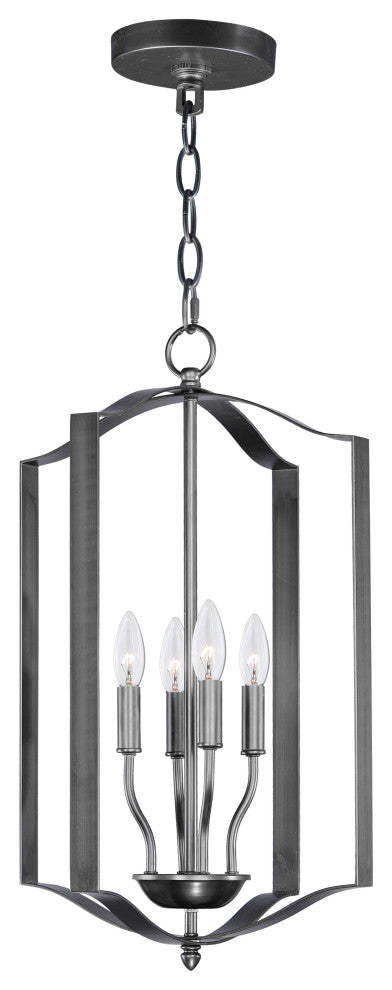 Maxim Lighting Provident 15" 4-Light Chandelier, Black, 10036BK
