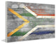 "Fly Africa" Print on White Wood, 45"x30"