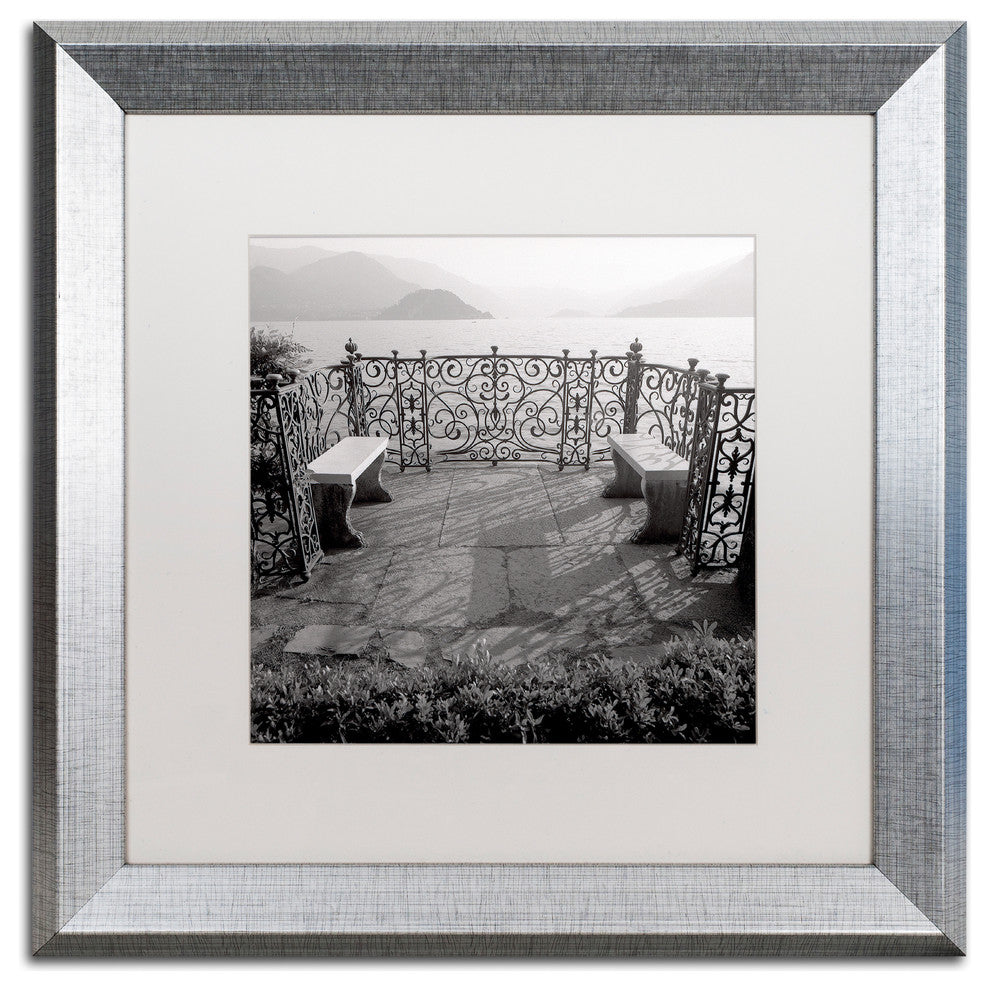 Alan Blaustein ''Lake Vista II'' Art, Silver Frame, White Mat, 16x16