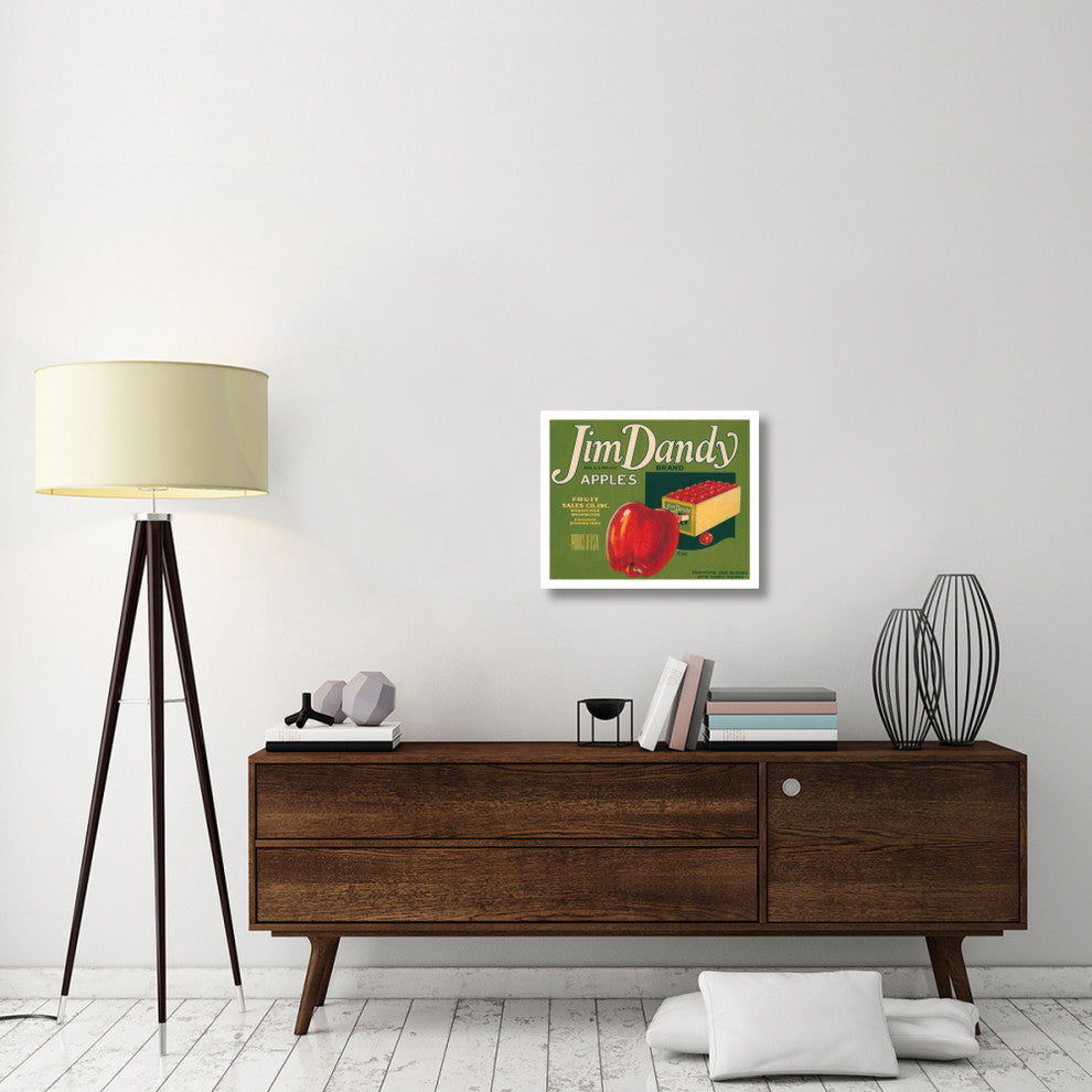 "Jim Dandy Brand Apples" Digital Paper Print by Retrolabel, 24"x20"