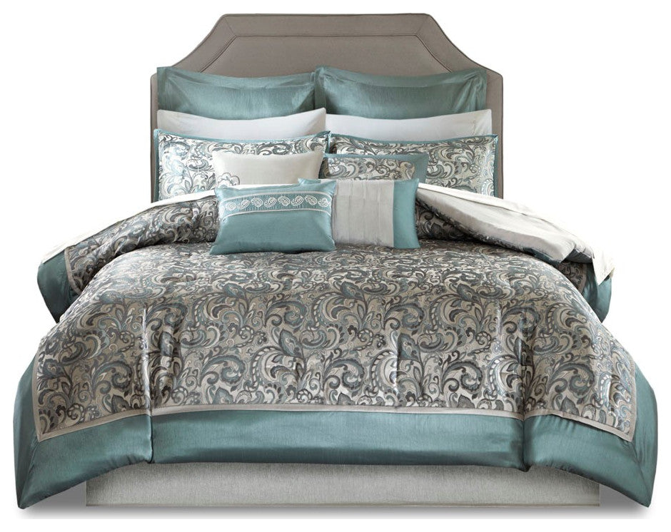 Madison Park Essentials Brystol 24-Piece Traditional Room-in-a-bag Set