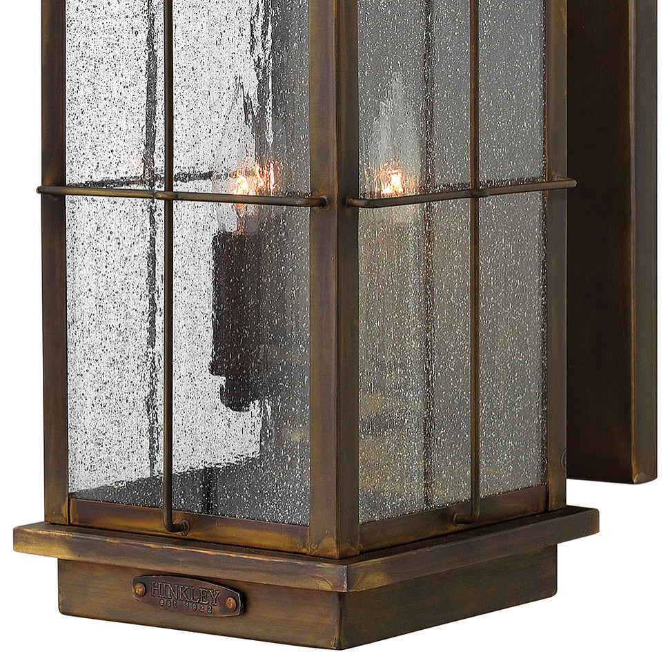 Hinkley Bingham Medium Wall Mount Lantern, Sienna