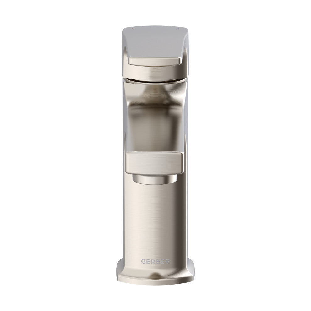 Tribune 1H Bath Faucet 1-Hole Mount, 50/50 Pop-Up Drain 1.2gpm, Brushed Nickel