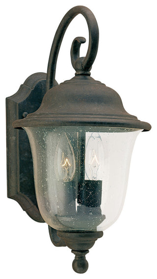Trafalgar 2-Light Outdoor Wall Lantern, Oxidized Bronze