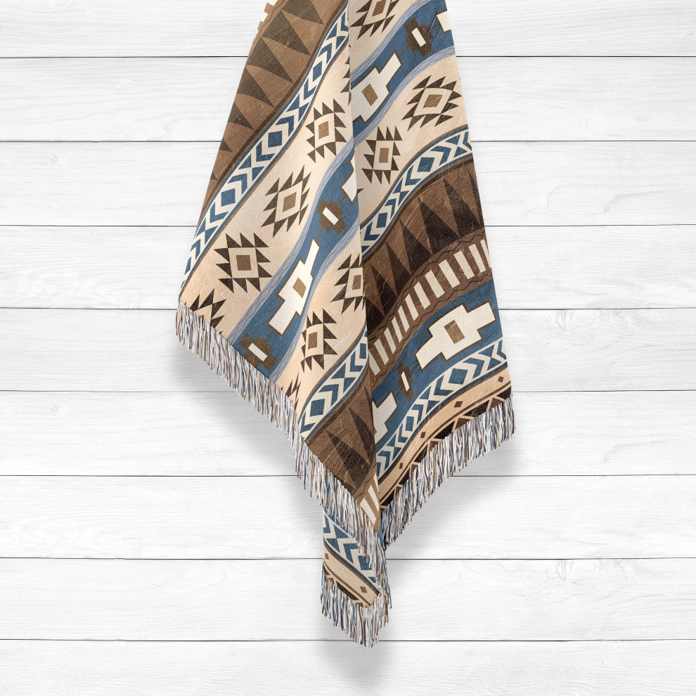 Laural Home Sedona Canyon 50" X 60" Woven Throw Blanket